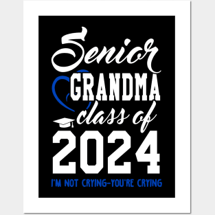 Class of 2024 Grandmother Senior Gifts Funny Senior Grandma Posters and Art